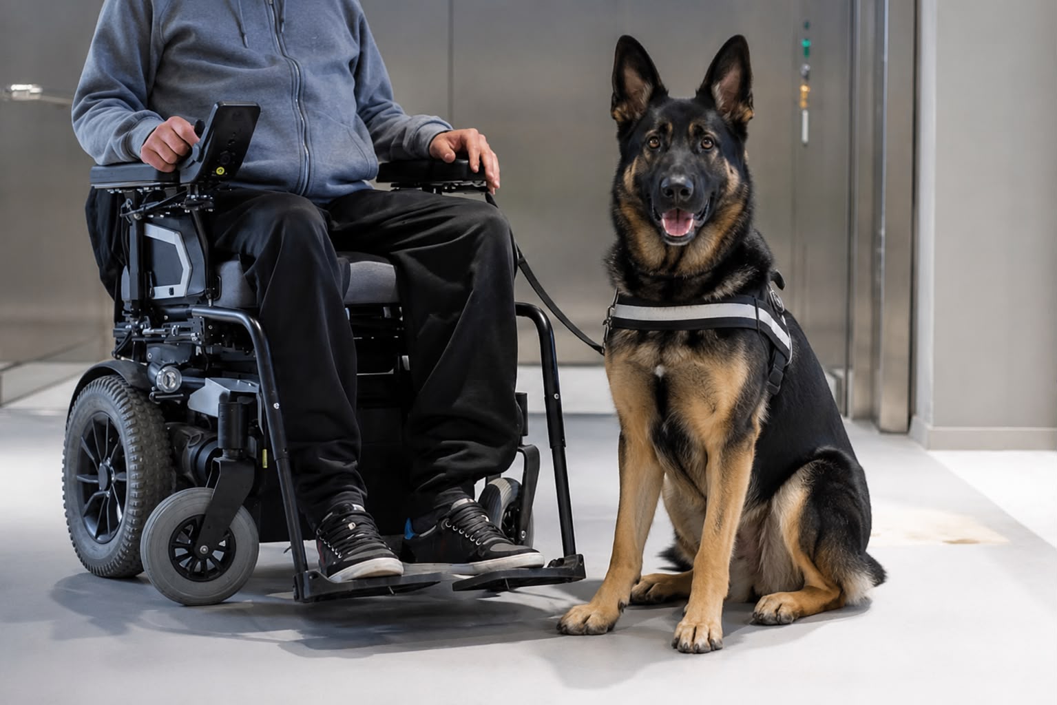 Dog retrieving an item for handler